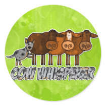 cow whisperer stickers
