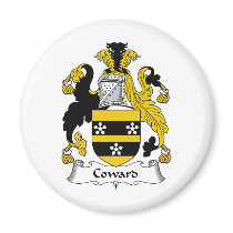 Coward Family Crest magnets by coatsofarms Coward Family Crest magnets