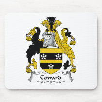 Coward Family Crest mousepads