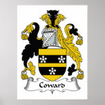Coward Family Crest Poster