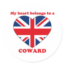Coward Stickers