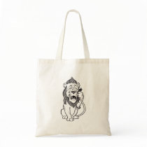 Cowardly Lion Canvas Bag