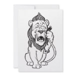 Cowardly Lion Custom Invite