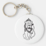 Cowardly Lion Keychain