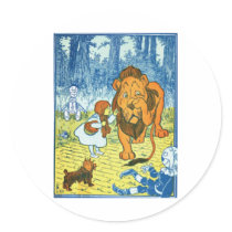 Cowardly Lion stickers by BrickRoad Cowardly Lion stickers