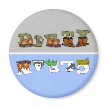 Cowboy2 Clean/Dirty Dishwasher Magnet magnets