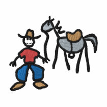 Cowboy and Horse embroidered shirts