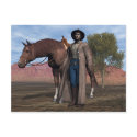 Cowboy and Horse postcards