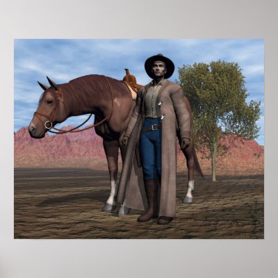 Cowboy and Horse Posters by jasonmit