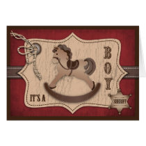Cowboy Baby Card