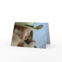Cowboy Baby Greeting Cards