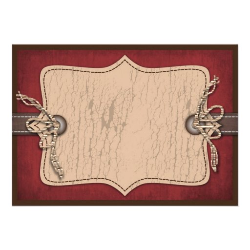 Cowboy Baby Card 3 Invites