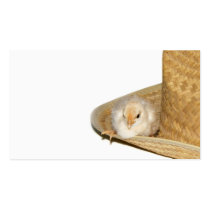 Cowboy baby chick profile card business cards by deemac1 Cowboy baby chick profile card business cards