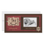 Cowboy Baby Photo Card