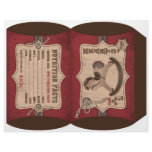 Cowboy Baby Puff Box Template flyers
