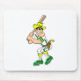 Cowboy Baseball Player Mouse Pads