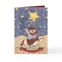 Cowboy Bear Valentine Greeting Cards