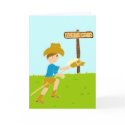 Cowboy Birthday Card