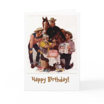 Cowboy BIrthday Card