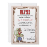 Cowboy Birthday Invitation
