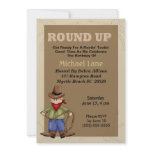 Cowboy  Birthday Invitation