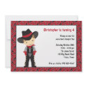 Cowboy Birthday Invitations invitation