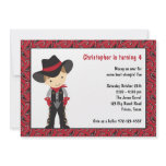 Cowboy Birthday Invitations