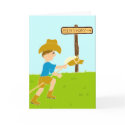 Cowboy Birthday Party Invitation cards