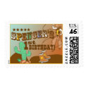 Cowboy Birthday Stamp stamp