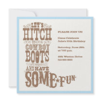 Cowboy Boot Invitation