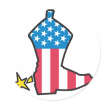 Cowboy Boot stickers