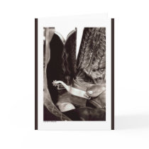 Cowboy Boots Card