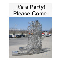 Cowboy Boots Party Invitation invitations