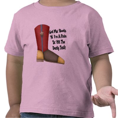 cowboy boots for girls. Cowboy Boots T-shirt by