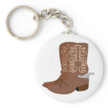 Cowboy Boots with Spurs Key Chains