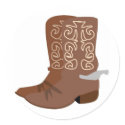 Cowboy Boots with Spurs stickers