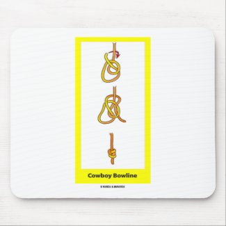 Cowboy Bowline (Knotology) mousepad