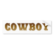 Cowboy bumper stickers