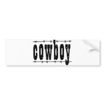 Cowboy bumper stickers by Just2Cute Cowboy bumper stickers