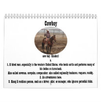 Cowboy Calendar 2 - Customized