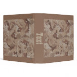 Cowboy Camo Vinyl Binder
