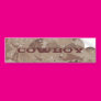 Cowboy Camo Bumper Sticker Cowboy Camo Bumper Sticker