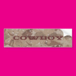 Cowboy Camo Bumper Sticker