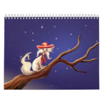 cowboy cat wall calendars