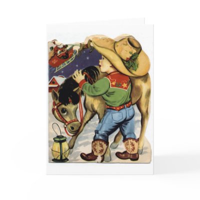 Cowboy Christmas cards