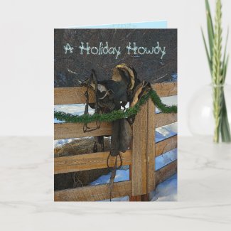 Cowboy Christmas Greeting Card