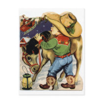 Cowboy Christmas Post Cards