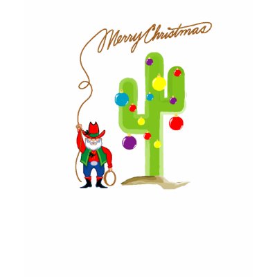 Cowboy Christmas t-shirts