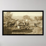 Cowboy Chuckwagon SD 1887 Poster
