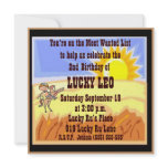 Cowboy/Cowgirl Blue Jean Birthday Party Invitation